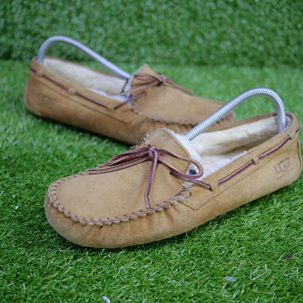 UGG Dakota Moccasin Slippers Chestnut - Women's Size 10